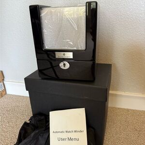 Black Automatic bachendorf's watch winder